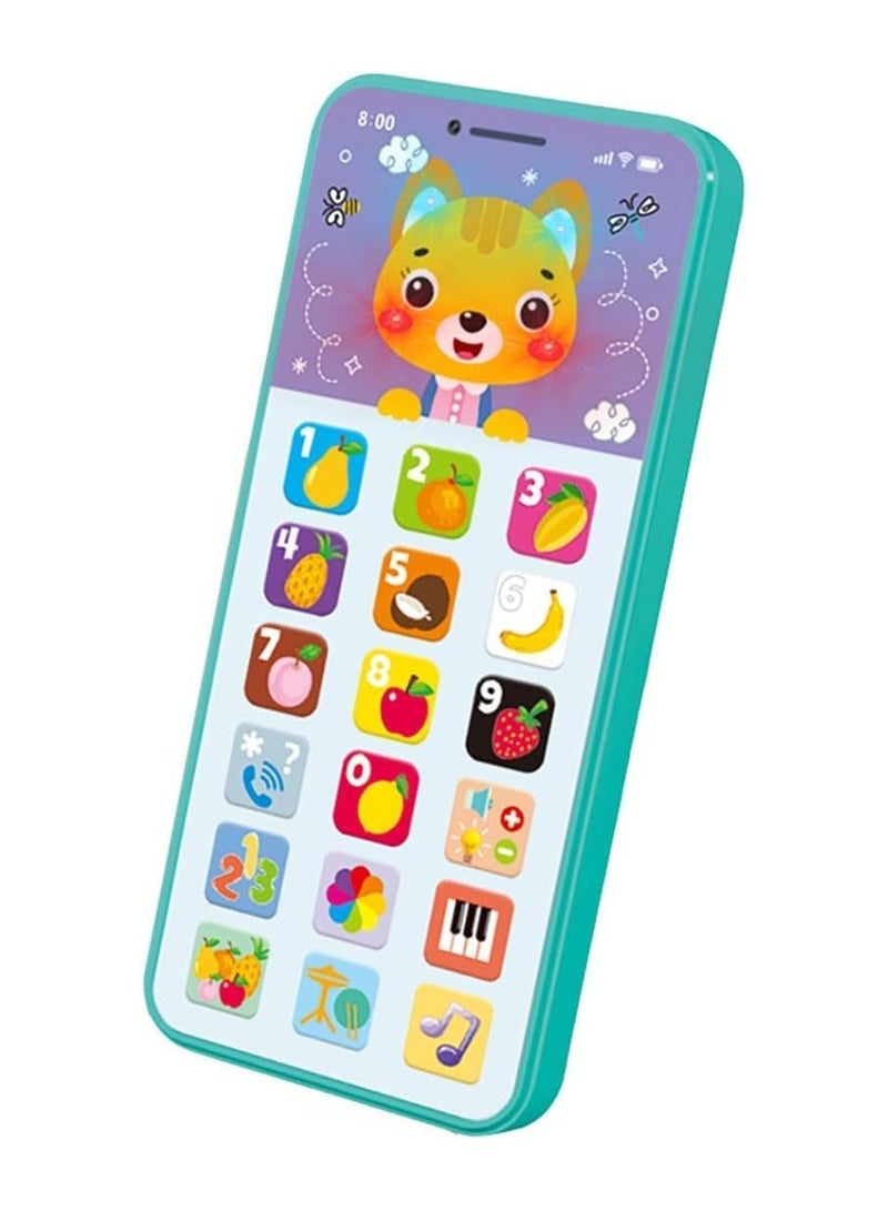 أرابايت هاتف أطفال، لعبة أطفال رائعة، هاتف تعليمي مزود بـ 18 زرًا و 6 أوضاع، وهو هدية مثالية للأطفال الصغار، الأولاد والبنات. - Image 1