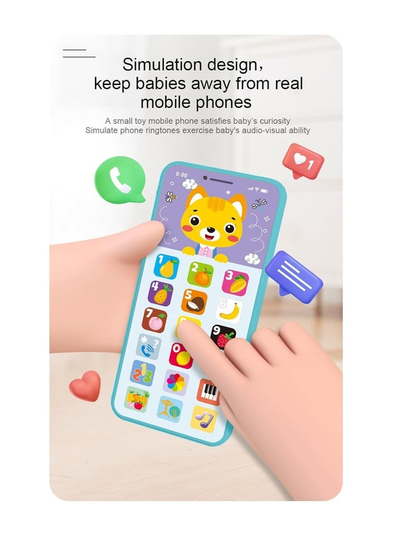 أرابايت هاتف أطفال، لعبة أطفال رائعة، هاتف تعليمي مزود بـ 18 زرًا و 6 أوضاع، وهو هدية مثالية للأطفال الصغار، الأولاد والبنات. - Image 3