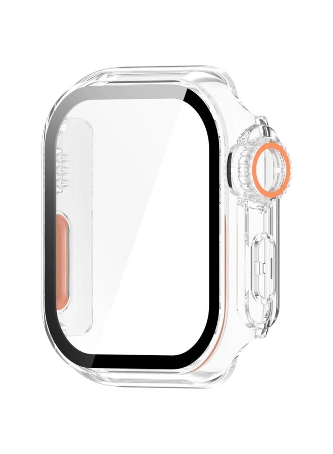 Kmaxai Ultra Transformation Tempered Glass Screen Protector And Case For Apple Watch Series 11/10 42mm Transparent - Image 3