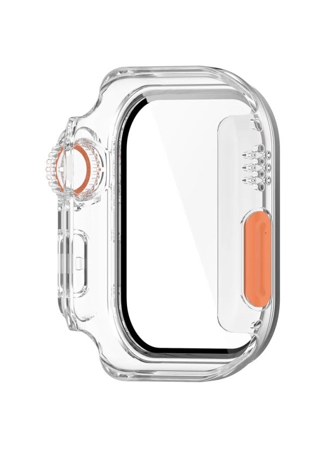 Kmaxai Ultra Transformation Tempered Glass Screen Protector And Case For Apple Watch Series 11/10 42mm Transparent - Image 4