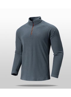 KUYING New Standing Collar Checkered Sports Top  - Image 1