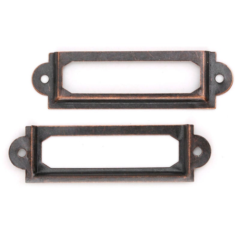 20 Pcs Drawer Label Brand Students DIY Retro Drawer Signs Shelf Note AccessoryRed Bronze - Image 5