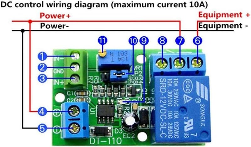 Taidacent LM393 Voltage Comparator Relay Module 1 Channel / 1CH 5V/12V/24V Volt Comparison Board Stable Perfect (12V) - Image 4