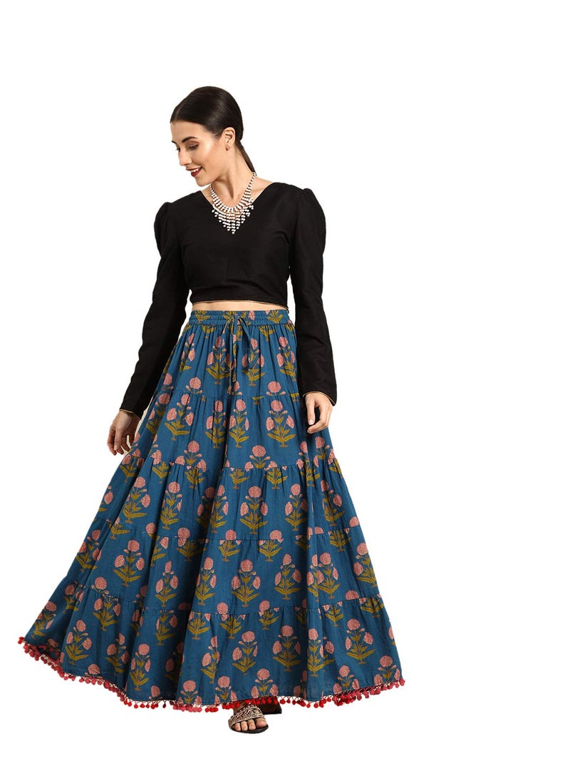Varanga Cotton Full Skirt - Image 1