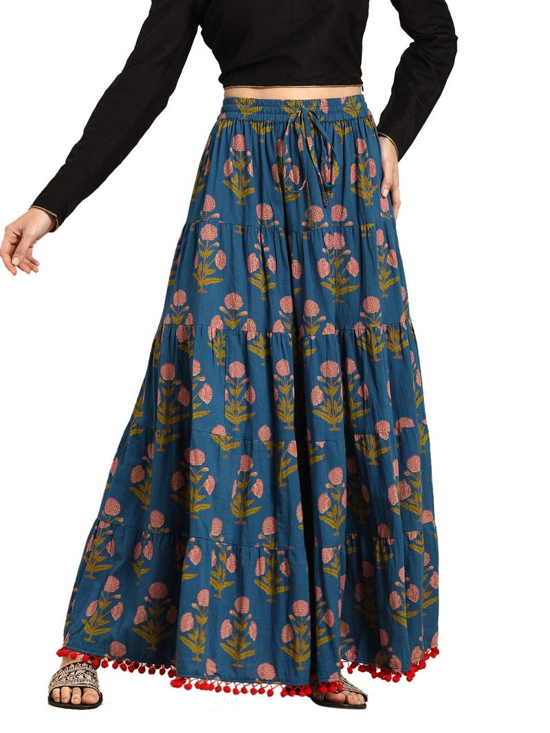 Varanga Cotton Full Skirt - Image 4