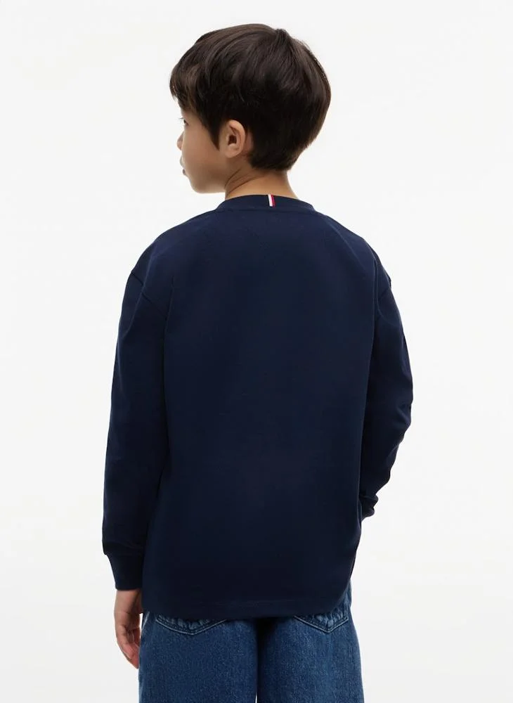 Tommy Hilfiger Logo Long Sleeve T-Shirt
