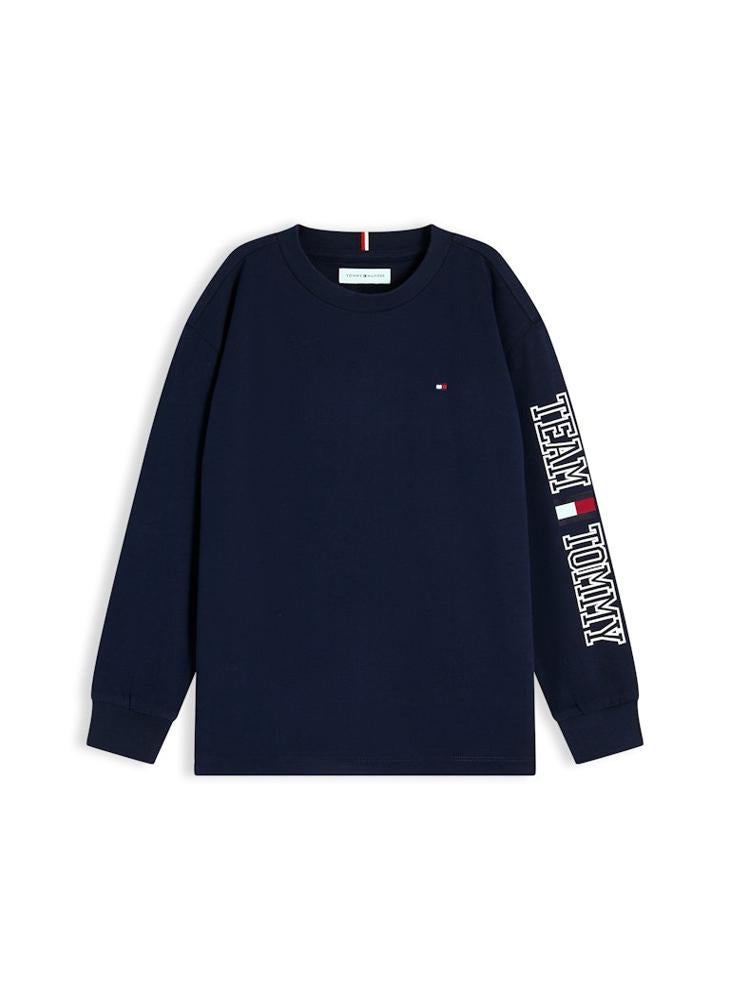 TOMMY HILFIGER Logo Long Sleeve T-Shirt - Image 5