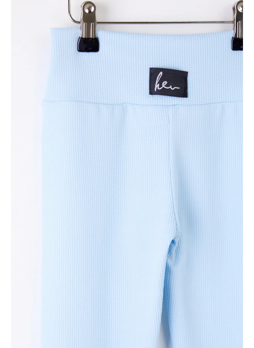 Tofisa Girls Blue Skinny Leg Tights - 25509