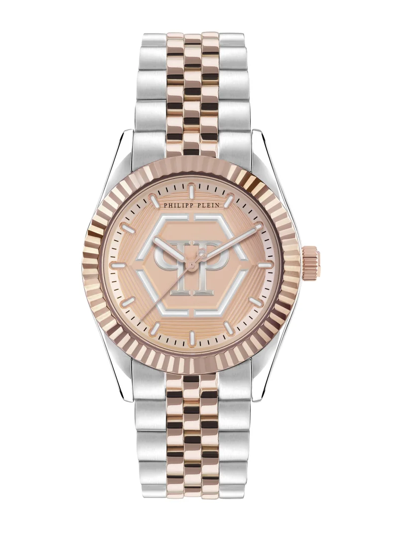 فيليب بلين Date Superlative Watch For Women With Rose Gold Stainless Steel Bracelet 38 Mm 5 Atm