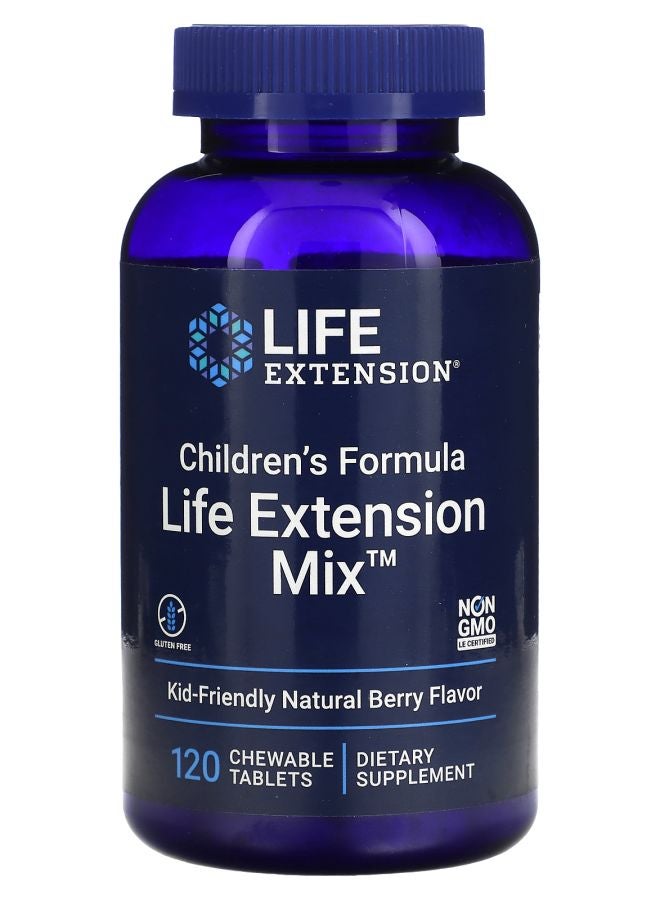 Children's Formula Life Extension Mix Natural Berry 120 Chewable Tablets