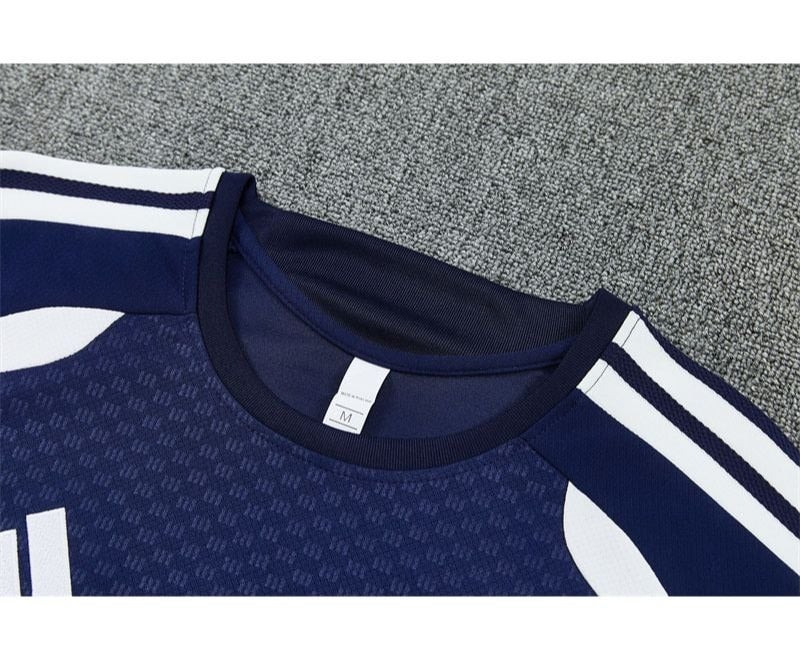 Real Madrid C.F. Men's Real Madrid C.F. Football Training Jersey Set, Short Sleeve Soccer T-shirt with Shorts - Image 3