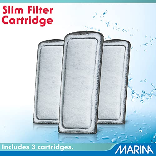 Marina Slim Filter Carbon Plus Ceramic Cartridge, (3 Pack) , 3 Cartridges each, White - Image 2