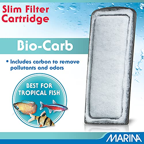 Marina Slim Filter Carbon Plus Ceramic Cartridge, (3 Pack) , 3 Cartridges each, White - Image 3