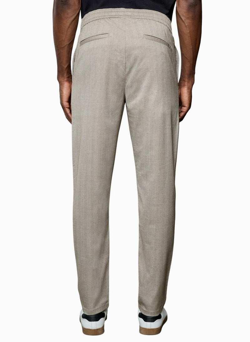 French Connection Herringbine Trouser - Image 3
