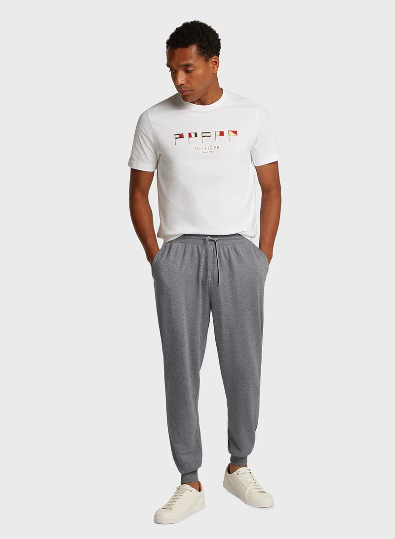 TOMMY HILFIGER Terry Cotton Joggers
