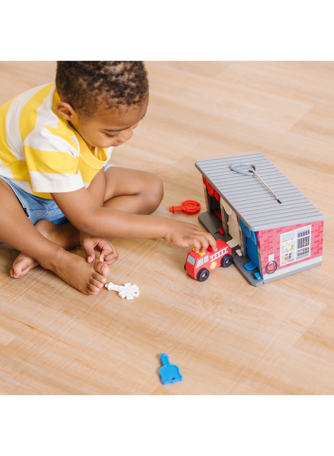 Melissa & Doug Deluxe Tool Belt Set - 5 Wooden Tools, 8 Building Pieces, Adjustable Belt Kids Tool Box Wooden Toy for Ages 3+ - Image 5