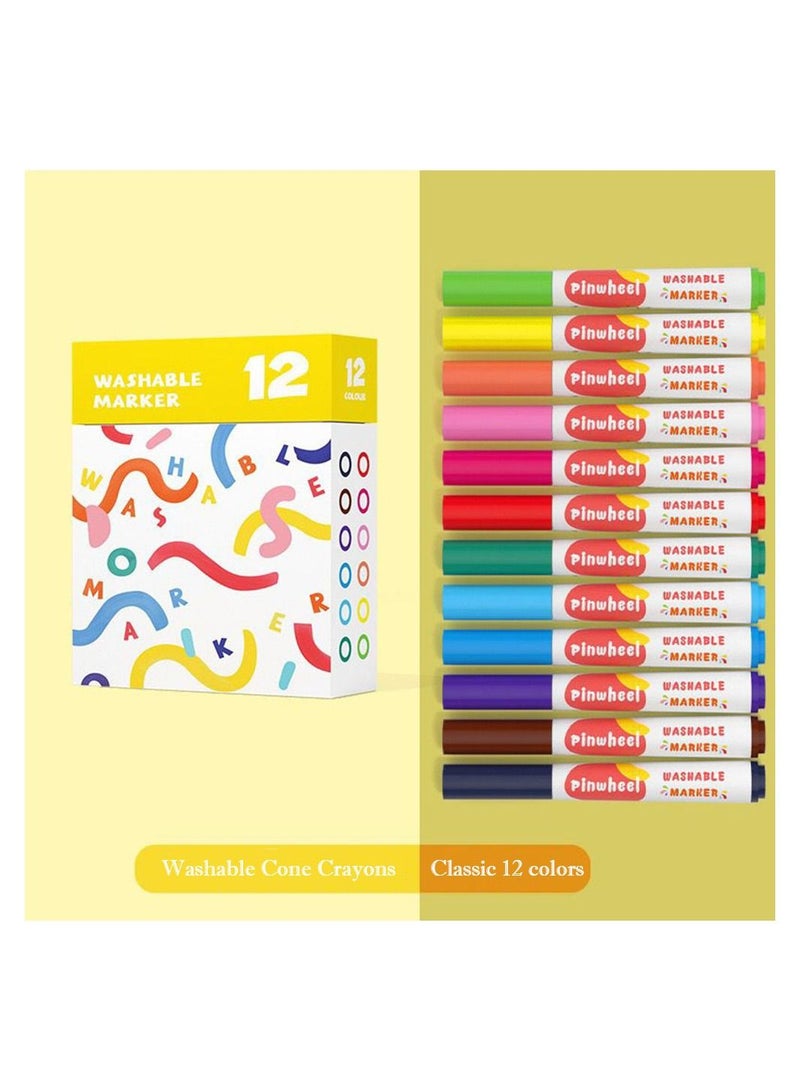 بين ويل 12 قطعة قلم تلوين حريري - Image 1