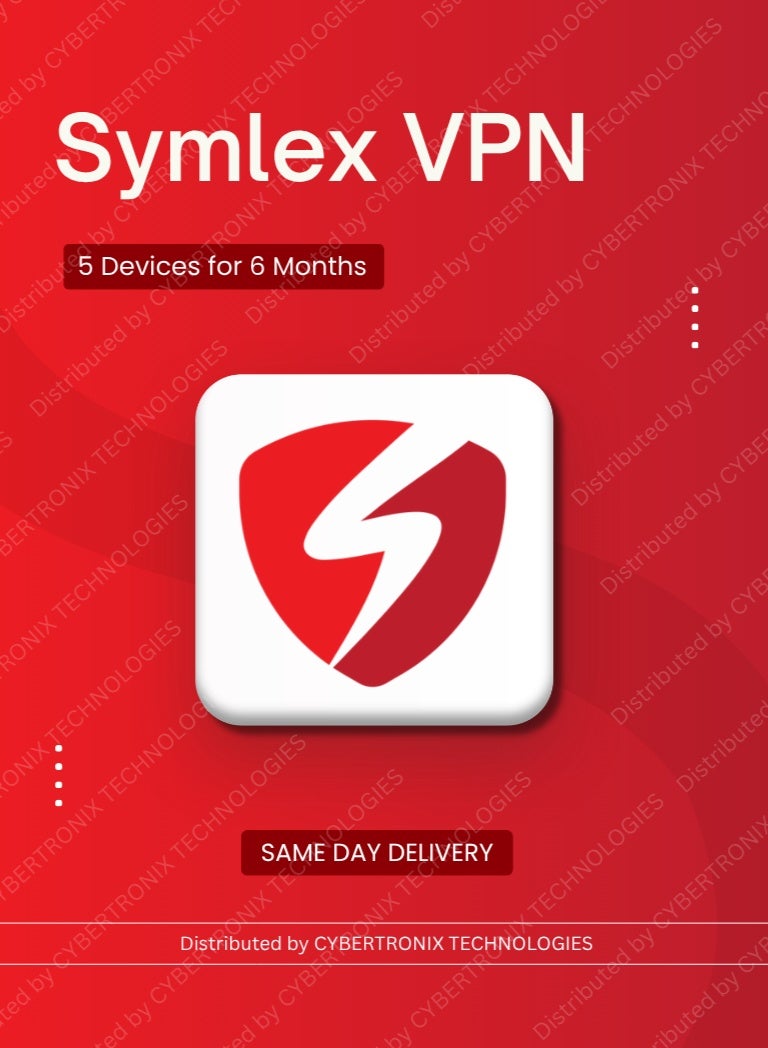 سيمليكس VPN | 5 أجهزة 6 أشهر | ترخيص رقمي | توصيل في نفس اليوم