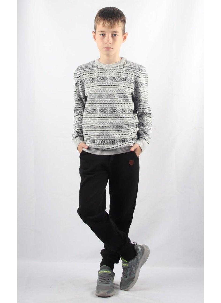 Alexander Gardi Crew Neck Kids Knitted Sweater C23-7103  - Image 1