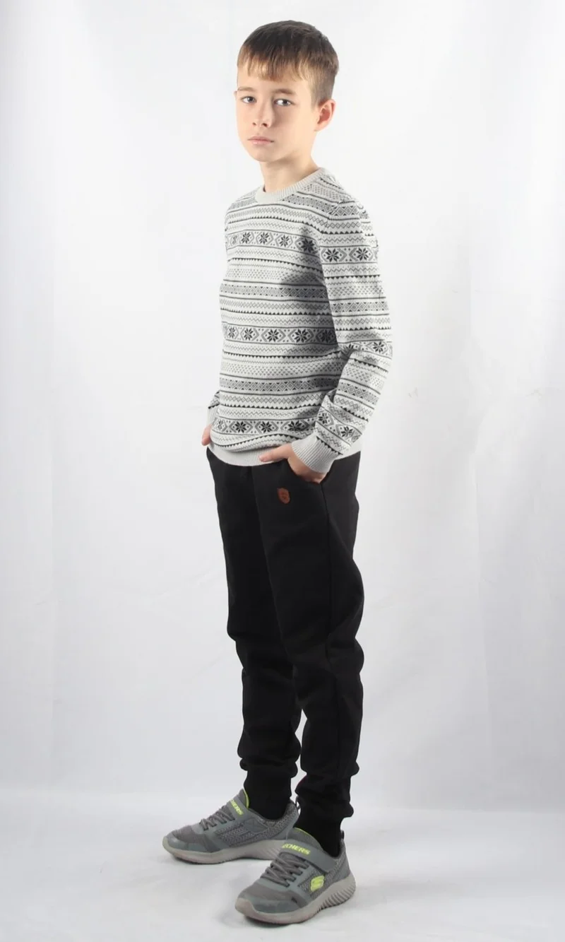 Alexander Gardi Crew Neck Kids Knitted Sweater C23-7103