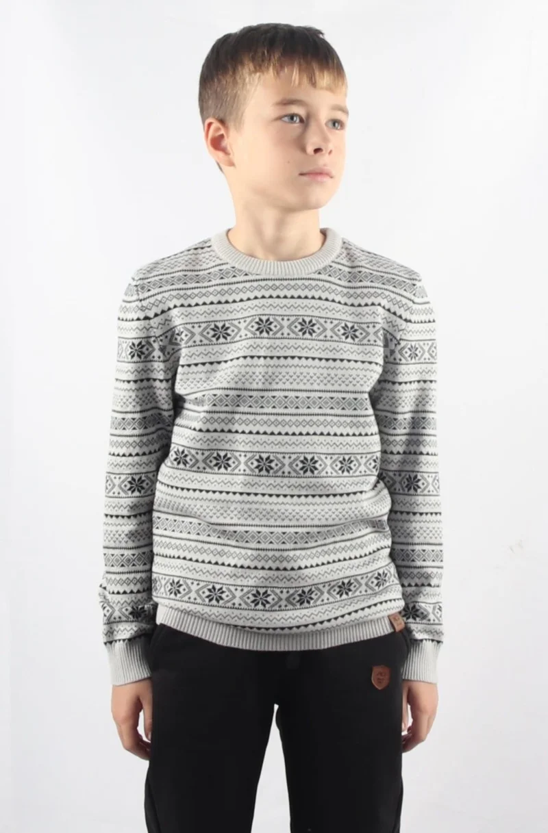 Alexander Gardi Crew Neck Kids Knitted Sweater C23-7103