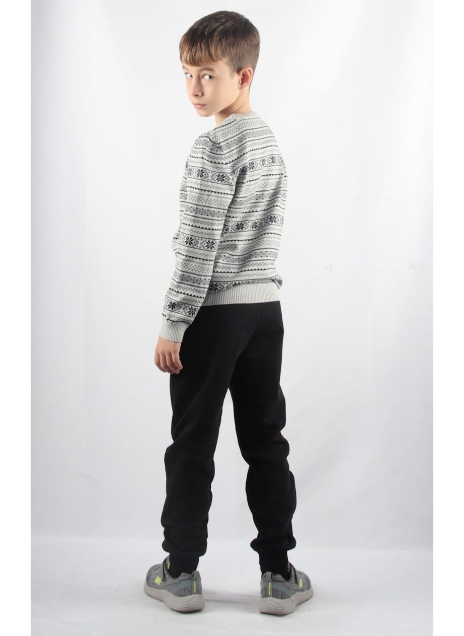 Alexander Gardi Crew Neck Kids Knitted Sweater C23-7103  - Image 5