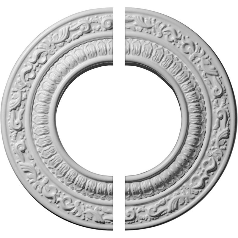 Ekena Millwork CM08AD2 8 1/8"OD x 4 1/8"ID x 1/2"P Andrea Ceiling Medallion, Fits Canopies up to 4-1/8", 2 Piece - Image 4