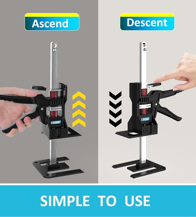 XKONE Labor Saving Arm Jack (2 Pcs) - Multi-Function Height Adjustment Lifting Device with Storage Case - Image 5