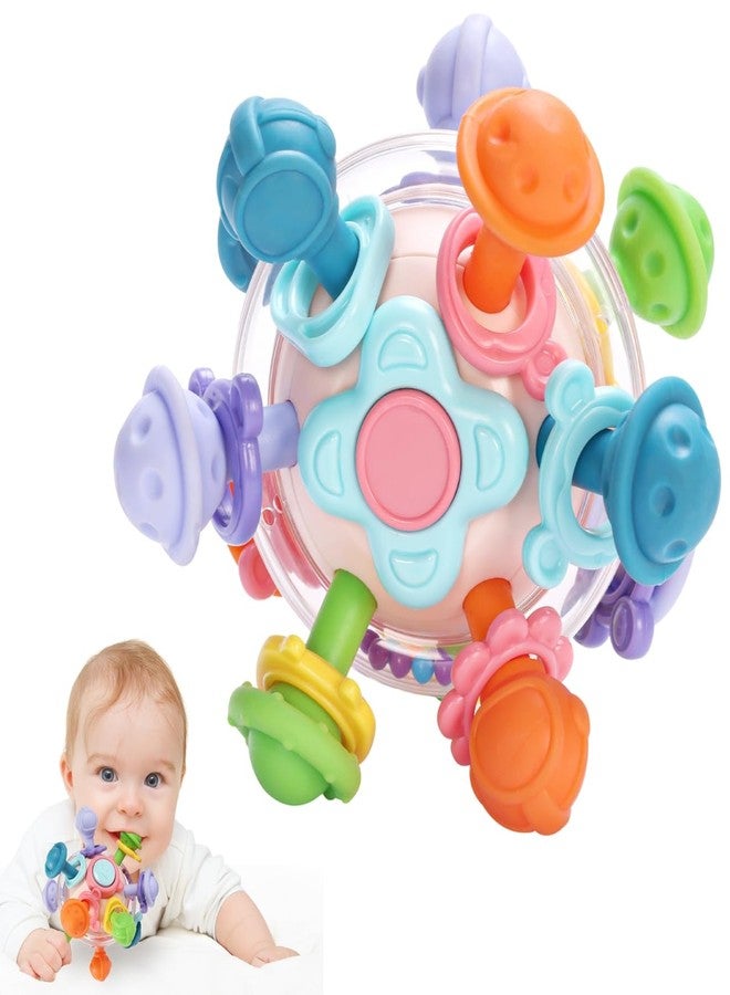 Venditer Baby Toy 6 Months, 0-3 Months, 6 9 12 Months, Baby Toy 1 Year, Montessori Sensory Rattle Toy for Children, Newborn Gift for Girls and Boys (Pink) - Image 1