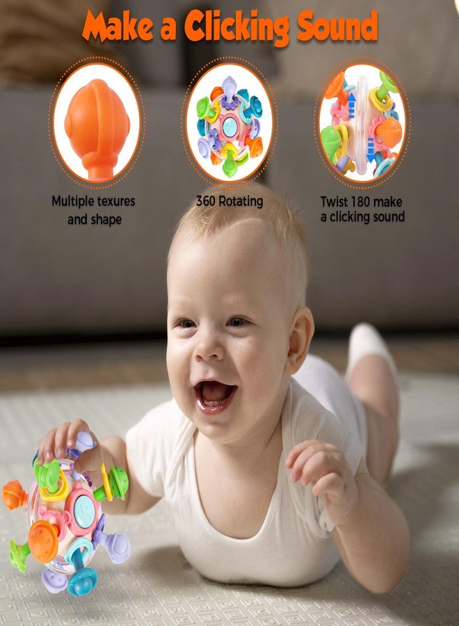 Venditer Baby Toy 6 Months, 0-3 Months, 6 9 12 Months, Baby Toy 1 Year, Montessori Sensory Rattle Toy for Children, Newborn Gift for Girls and Boys (Pink) - Image 2