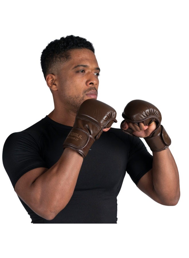 Sanabul  Battle Forged 7 OZ MMA Gloves Browon - Image 1