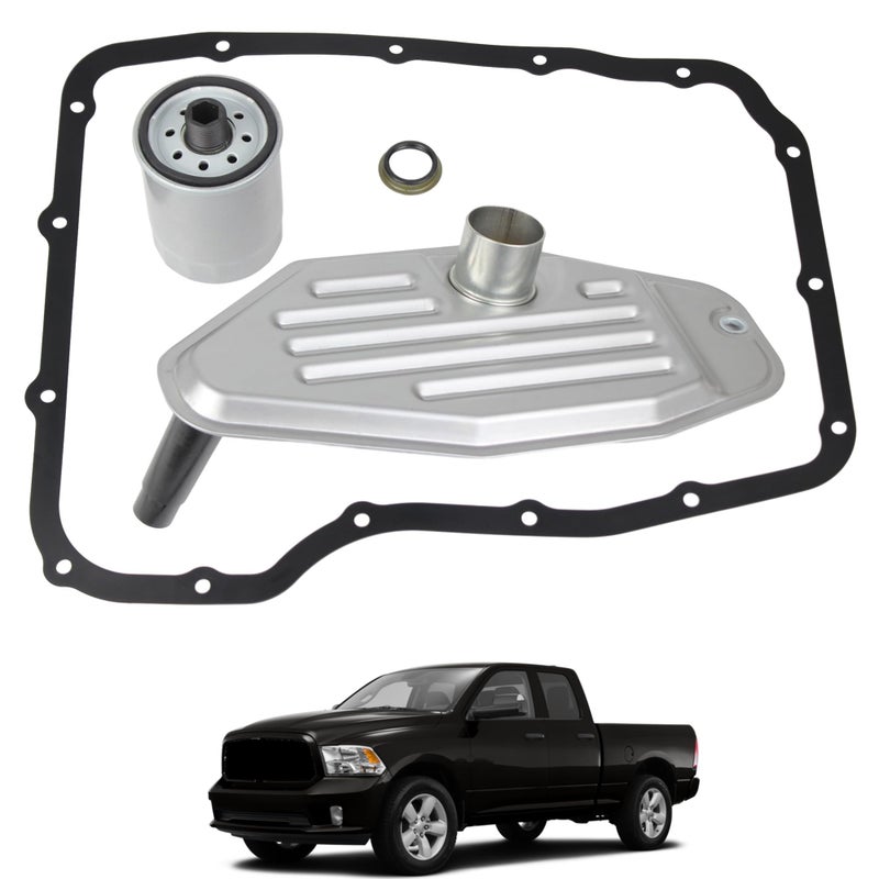YzusGomumu 45RFE 545RFE 65RFE 66RFE 68RFE Automatic Transmission 4WD 4X4 Filter Kit Compatible with 1999UP Chrysler Aspen Dodge Dakota Durango Ram Jeep Commander Grand Cherokee Replaces 5013470AA