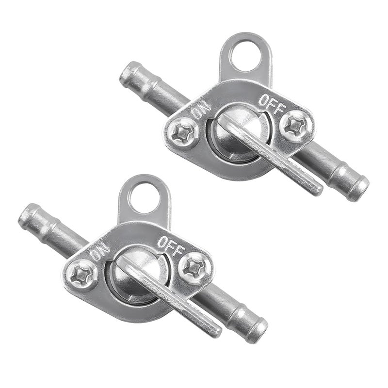 FSTURIOS 2 PCS Inline Fuel Tank Tap Valve 6mm Motorcycle Inline Fuel Petcock Shut Off Valve Gas Fuel Tank Tap OnOff Switch for 507090110125140150cc ATV Scooter Dirt Bike - Image 3