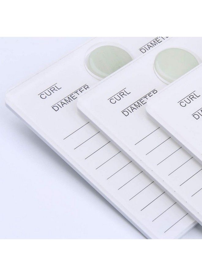 HERSQUEEN 2In1 Eyelash Extensions Adhesive Glue Pallet Holder With Jade Stone Acrylic Lash Tile Hand Plate Lash Pallet White Lash Tray Holder Display - Image 3
