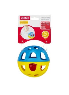 WinFun WinFun Easy Grasp Rattle Ball (Yellow/Blue)  - Image 1