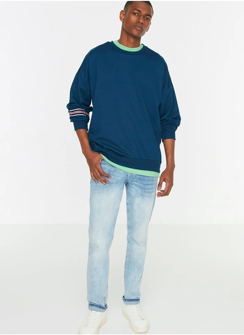 trendyol Side Zip Detail Sweatshirt