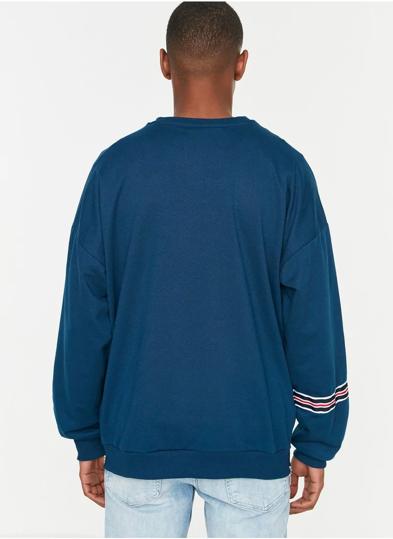 trendyol Side Zip Detail Sweatshirt