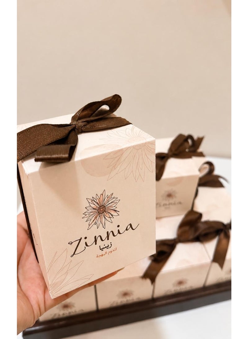زينيا شمعة زينيا المعطرة برائحة الفانيلا البلانيفوليا الطبيعية. - Image 2