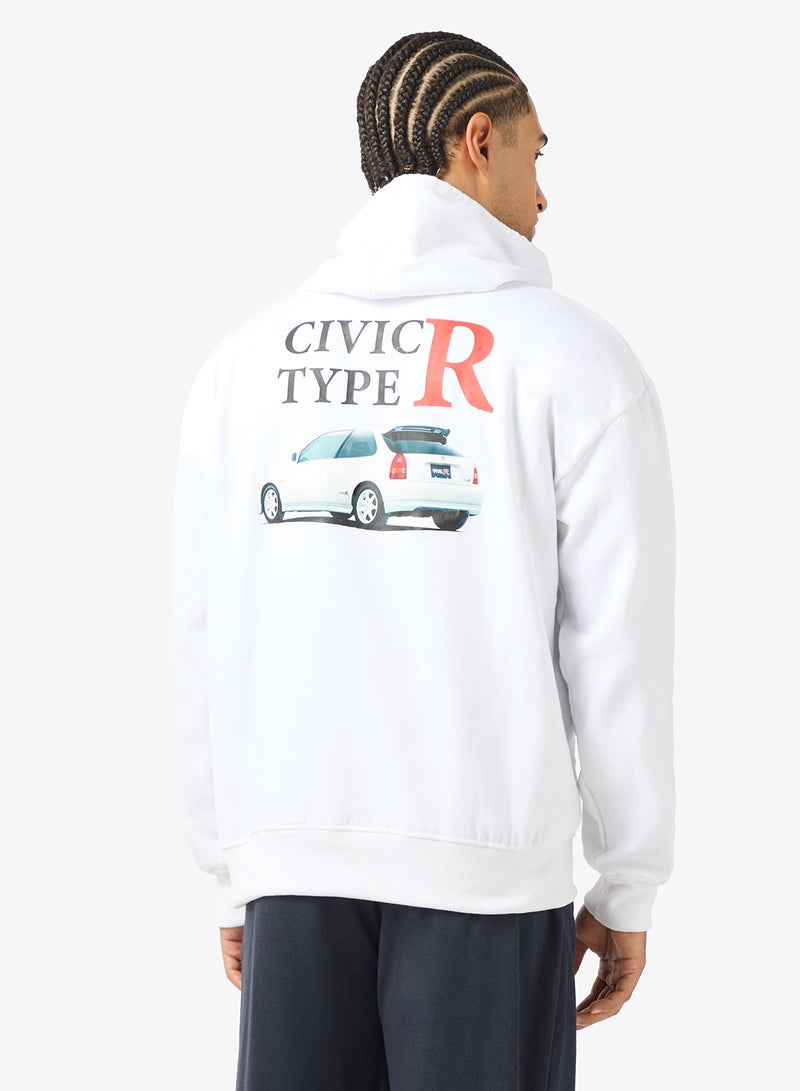 Seventy Five Graphic Print Hoodie - Image 2