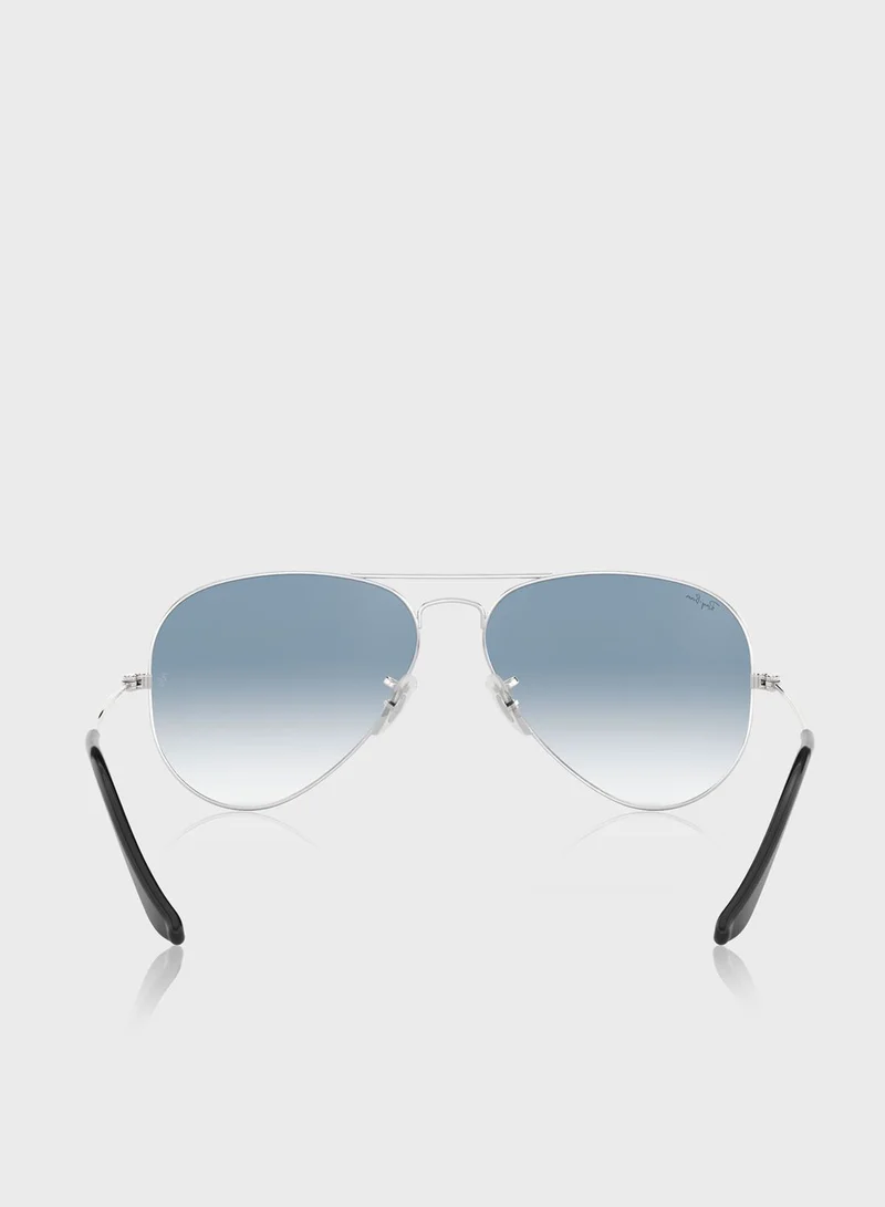 Ray-Ban 0Rb3025 Aviator Large Metal Sunglasses