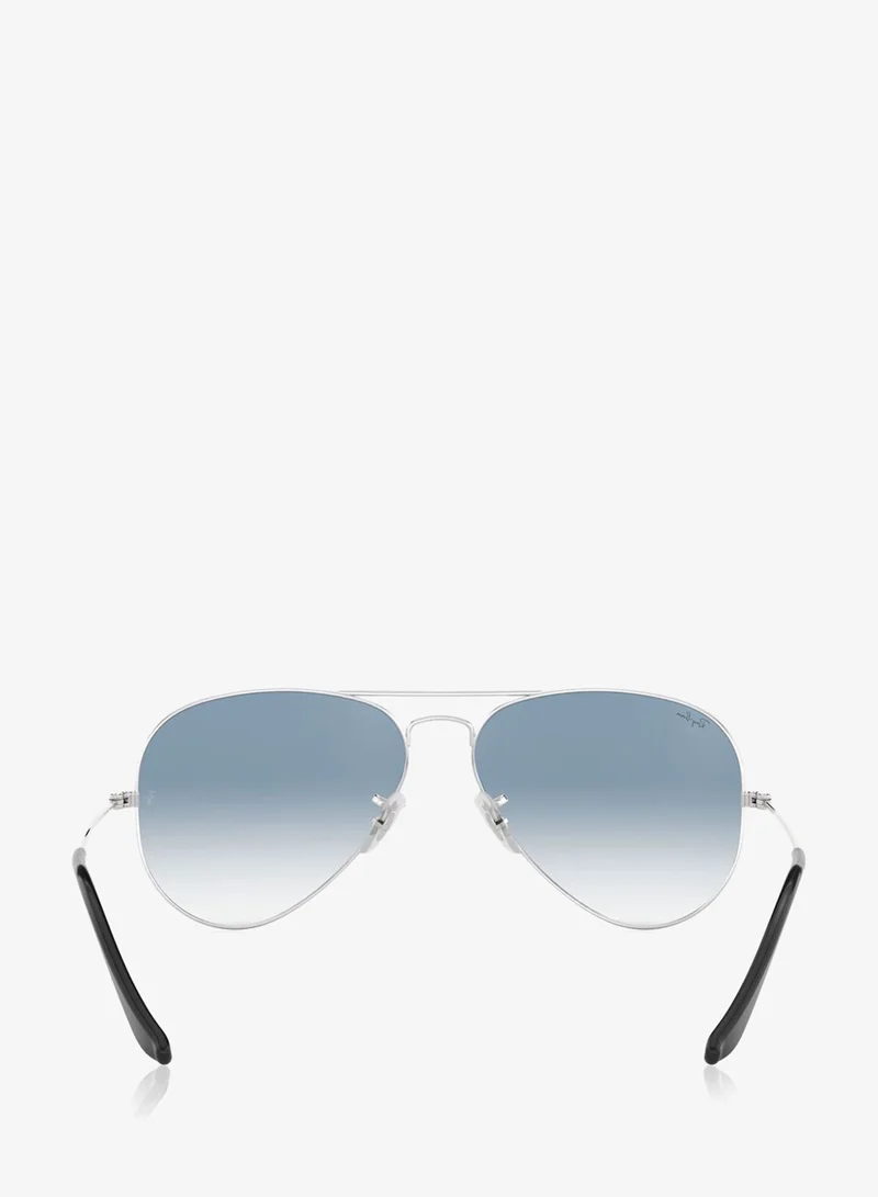 Ray-ban silver 0Rb3025 Aviator Large Metal Sunglasses  | Best Price UAE