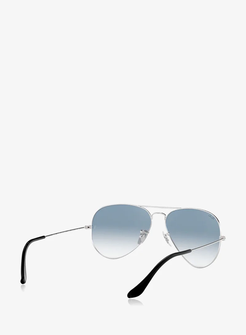 Ray-ban silver 0Rb3025 Aviator Large Metal Sunglasses  | Best Price UAE