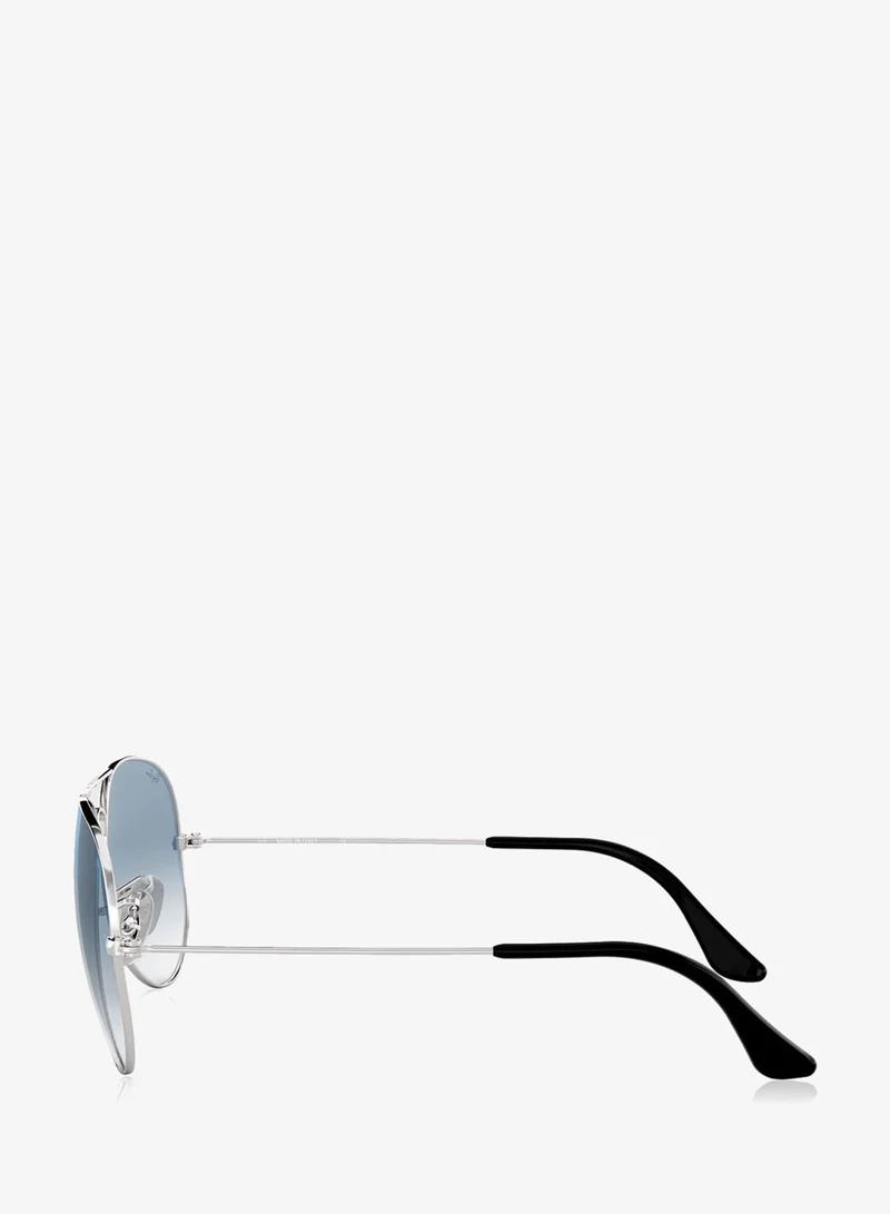 Ray-ban silver 0Rb3025 Aviator Large Metal Sunglasses  | Best Price UAE