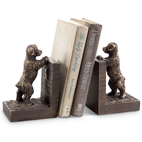 SPI Home Perky Peeking Puppy Bookends - Image 1