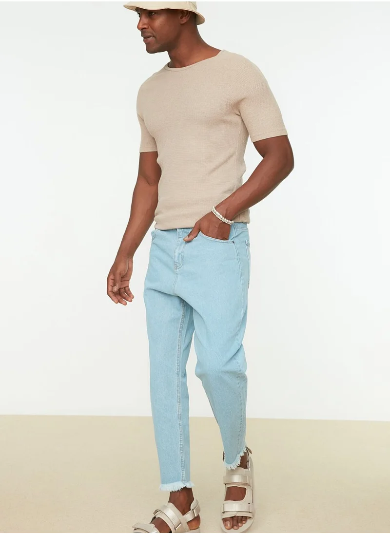trendyol Light Wash Relaxed Fit Jeans