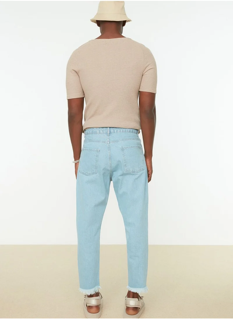 trendyol Light Wash Relaxed Fit Jeans