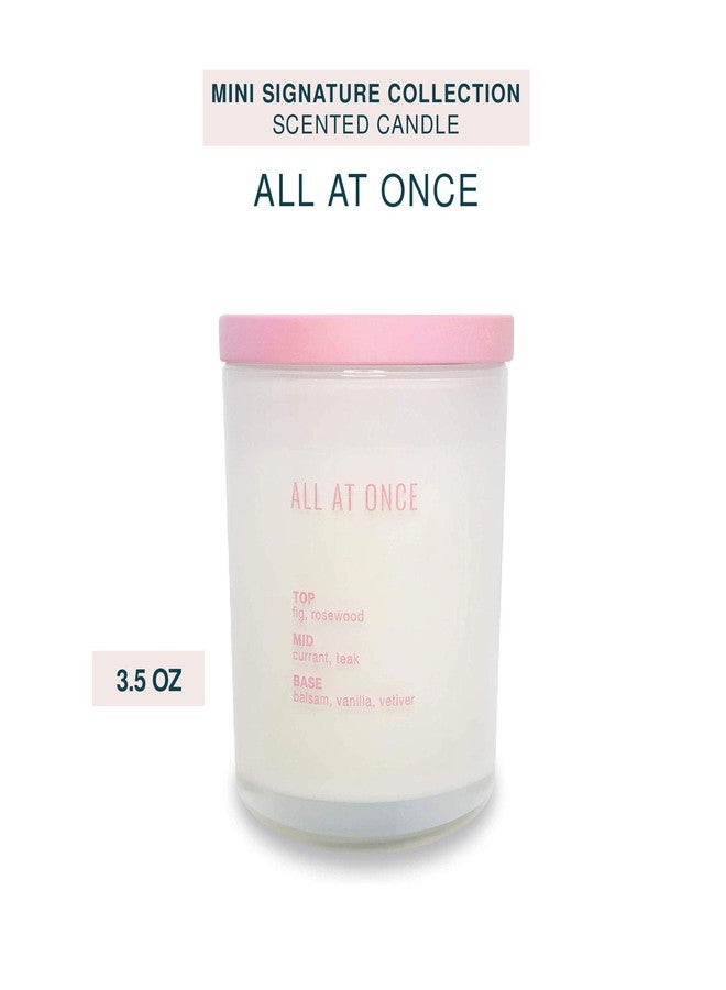 Studio Oh! Mini Scented Candle by Studio Oh! - All At Once - 3.5-Ounce Coconut-Soy Blend Wax Scented Jar Candle for Home & Office or Travel - Burns up to 26 Hours - Image 3