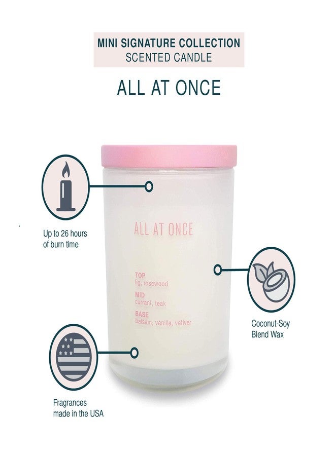 Studio Oh! Mini Scented Candle by Studio Oh! - All At Once - 3.5-Ounce Coconut-Soy Blend Wax Scented Jar Candle for Home & Office or Travel - Burns up to 26 Hours - Image 4