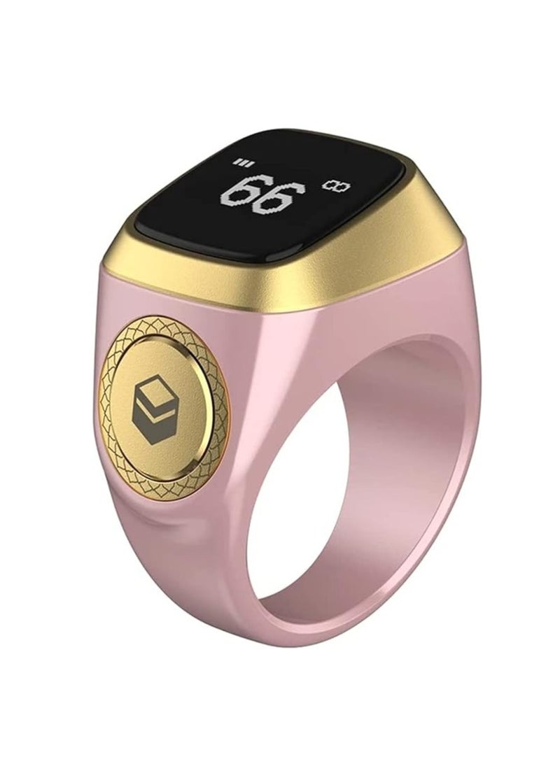 iQIBLA خاتم ذكر لايت الذكي البلاستيكي الوردي 18 مم - Image 1