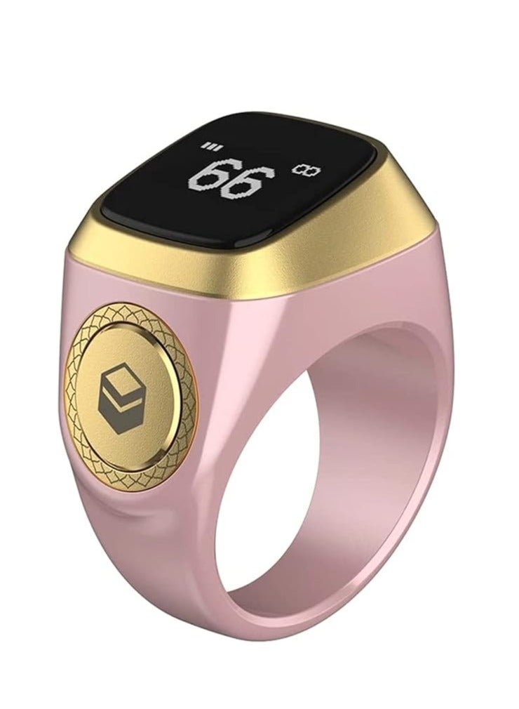 iQIBLA خاتم ذكر لايت الذكي البلاستيكي الوردي 18 مم - Image 3